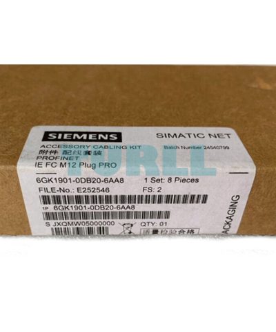 Siemens 6GK1901-0DB20-6AA8 Industrial Ethernet FastConnect M12 Plug PRO, D-Coded, 2x2