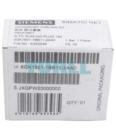 Siemens 6GK1901-1BB11-2AA0 Industrial Ethernet FastConnect RJ45 Plug 180 (4x2)