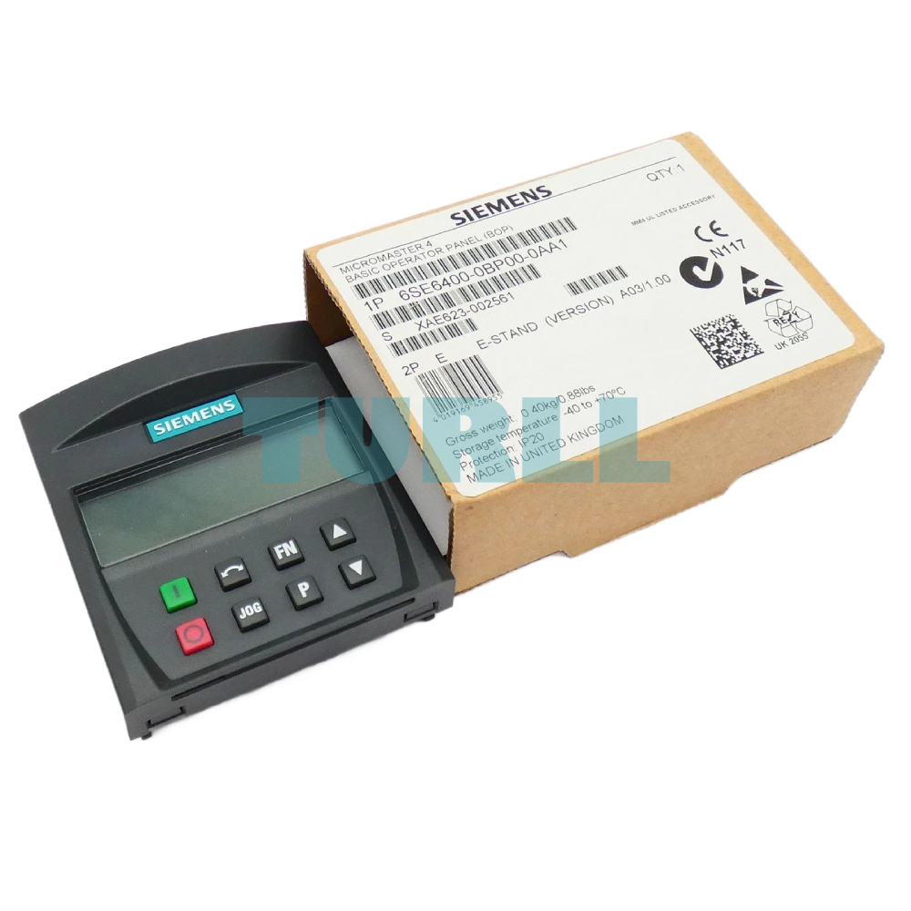 Siemens 6SE6400-0BP00-0AA1 MICROMASTER 4 Basic Operator Panel (BOP) Original Brand New 5 Siemens 6SE6400-0BP00-0AA1 MICROMASTER 4 Basic Operator Panel (BOP)