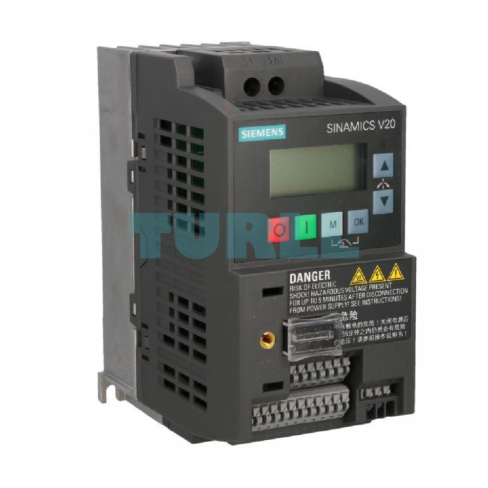 Siemens 6SL3210-5BB15-5UV1 SINAMICS V20 Variable Frequency Drive, 0.55 kW, 1AC 230V Original Brand New 4 Siemens 6SL3210-5BB15-5UV1 SINAMICS V20 Variable Frequency Drive, 0.55 kW, 1AC 230V