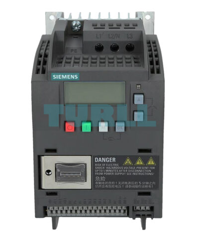 Siemens 6SL3210-5BE13-7UV0 SINAMICS V20 Variable Frequency Drive, 0.37 kW, 3-Phase 380-480V