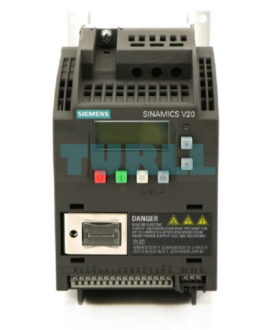 Siemens 6SL3210-5BE15-5UV0 SINAMICS V20 Variable Frequency Drive, 0.55 kW, 3AC 380-480V