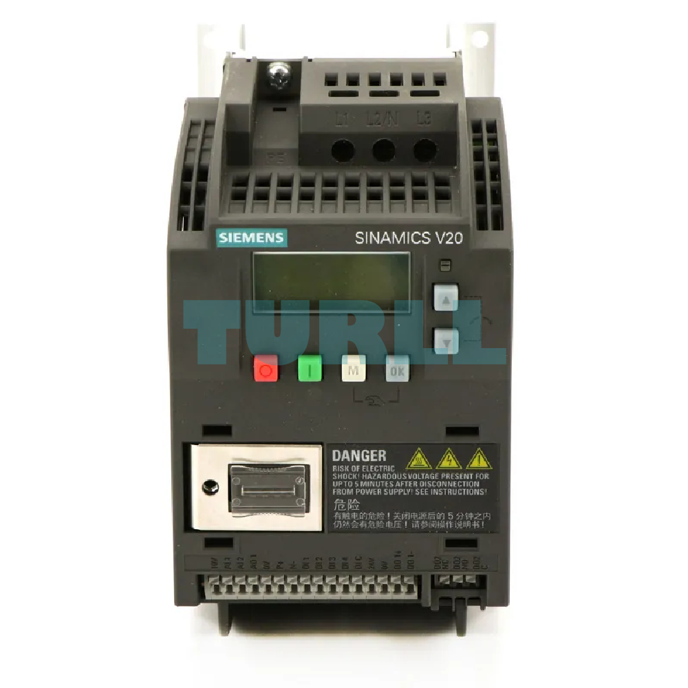 Siemens 6SL3210-5BE15-5UV0 SINAMICS V20 Variable Frequency Drive, 0.55 kW, 3AC 380-480V Original Brand New 1 Siemens 6SL3210-5BE15-5UV0 SINAMICS V20 Variable Frequency Drive, 0.55 kW, 3AC 380-480V