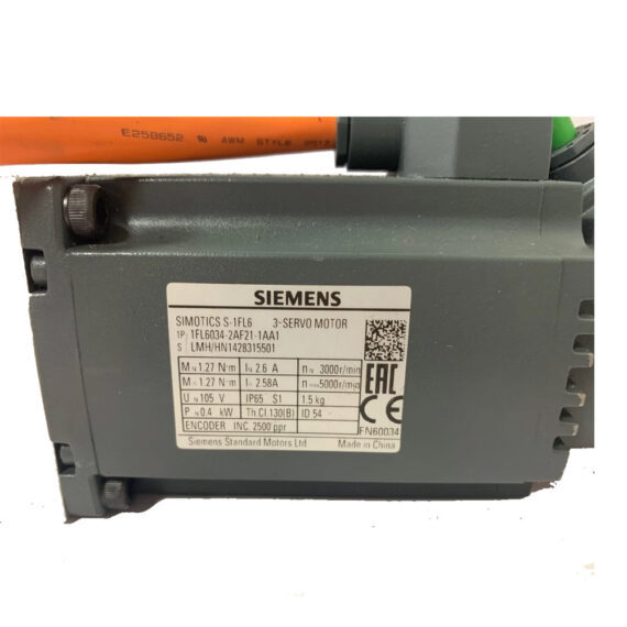 1FL6034-2AF21-1AA1 SIEMENS SIMOTICS S-1FL6