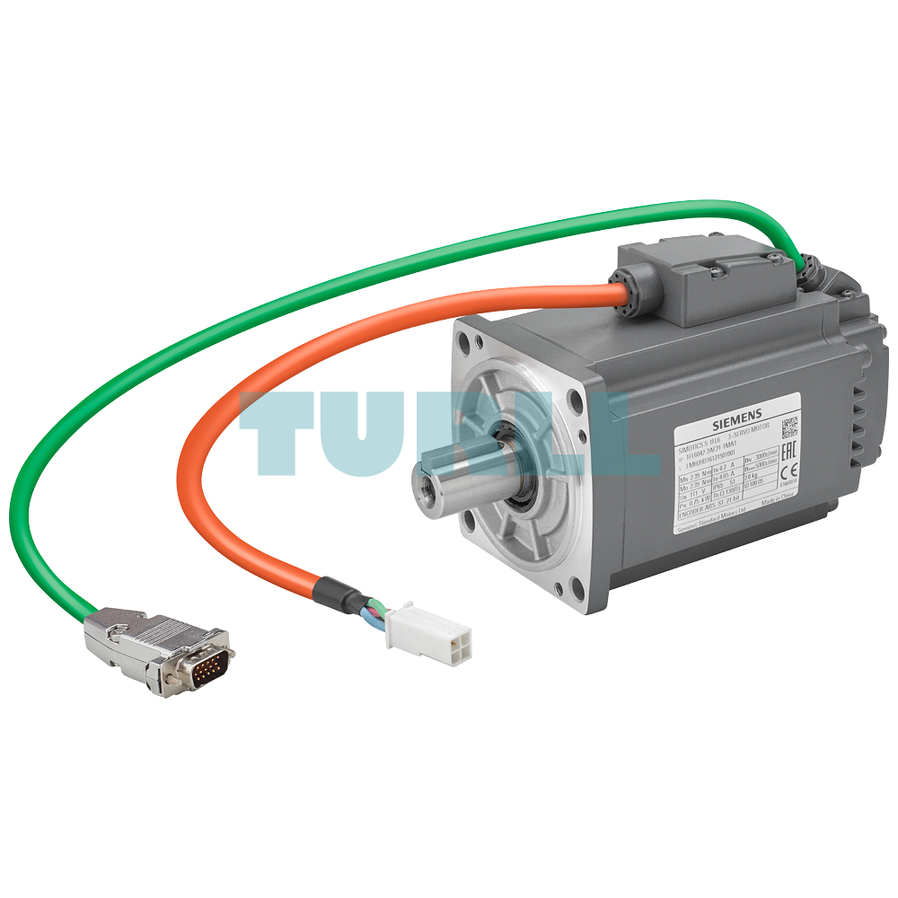 Siemens 1FL6042-2AF21-1MA1 SIMOTICS S-1FL6 Servo Motor 0.75kW, 3000 RPM, 230V Original Brand New 4 Siemens 1FL6042-2AF21-1MA1 SIMOTICS S-1FL6 Servo Motor 0.75kW, 3000 RPM, 230V