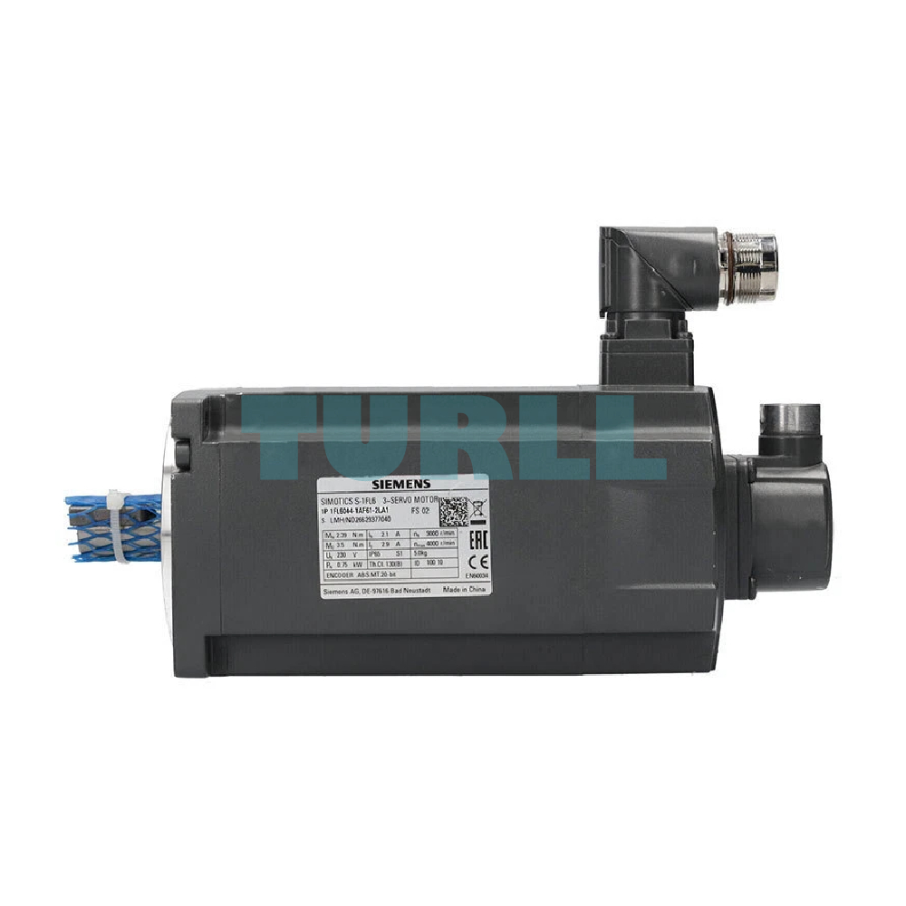 Siemens 1FL6044-1AF61-2LA1 SIMOTICS S-1FL6 High Inertia Servo Motor 0.75kW, 3000rpm Original Brand New 6 Siemens 1FL6044-1AF61-2LA1 SIMOTICS S-1FL6 High Inertia Servo Motor 0.75kW, 3000rpm