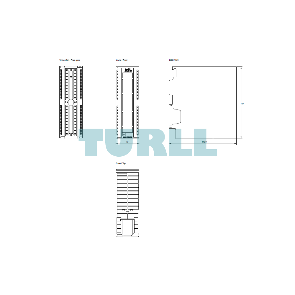 Siemens 6ES7331-1KF02-0AB0 SIMATIC S7-300 Analog Input SM 331, 8 AI, 13-Bit Original Brand New 5 Siemens 6ES7331-1KF02-0AB0 SIMATIC S7-300 Analog Input SM 331, 8 AI, 13-Bit