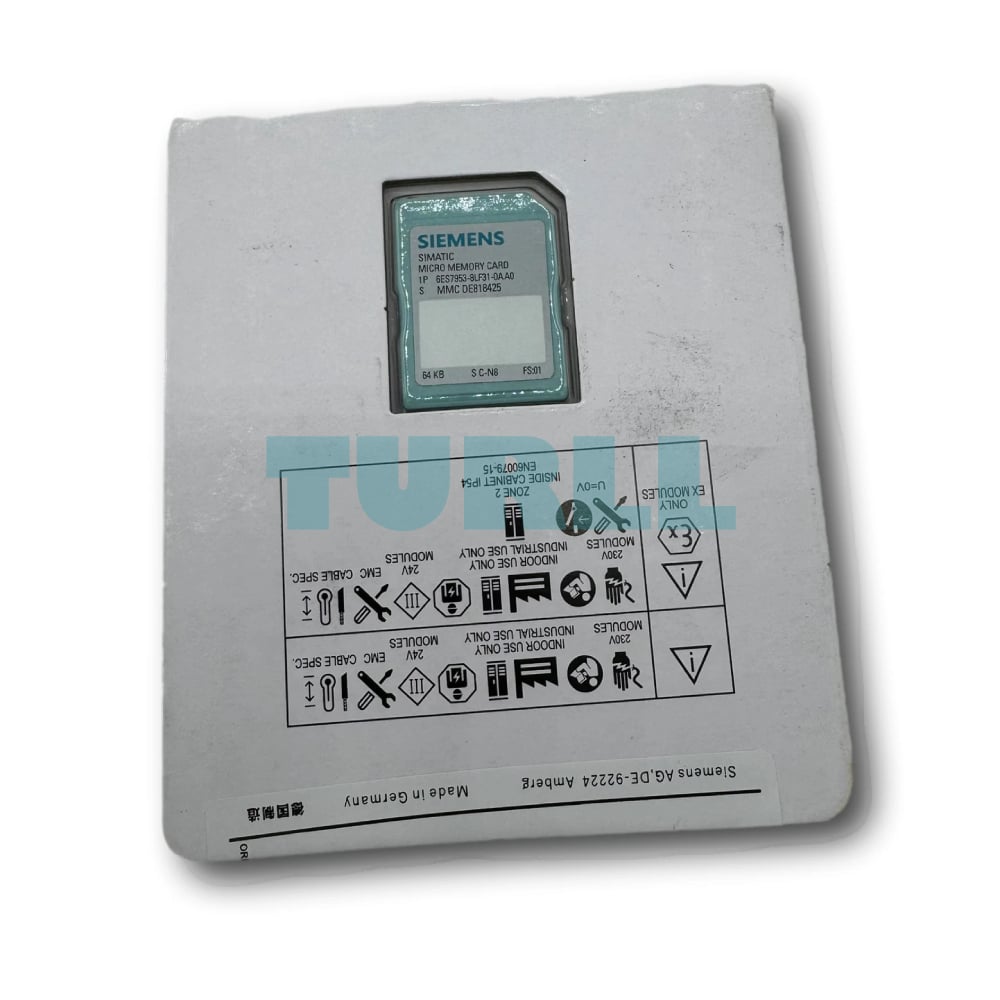 Siemens 6ES7953-8LF31-0AA0 SIMATIC S7 Micro Memory Card 64 KB Original Brand New 3 Siemens 6ES7953-8LF31-0AA0 SIMATIC S7 Micro Memory Card 64 KB