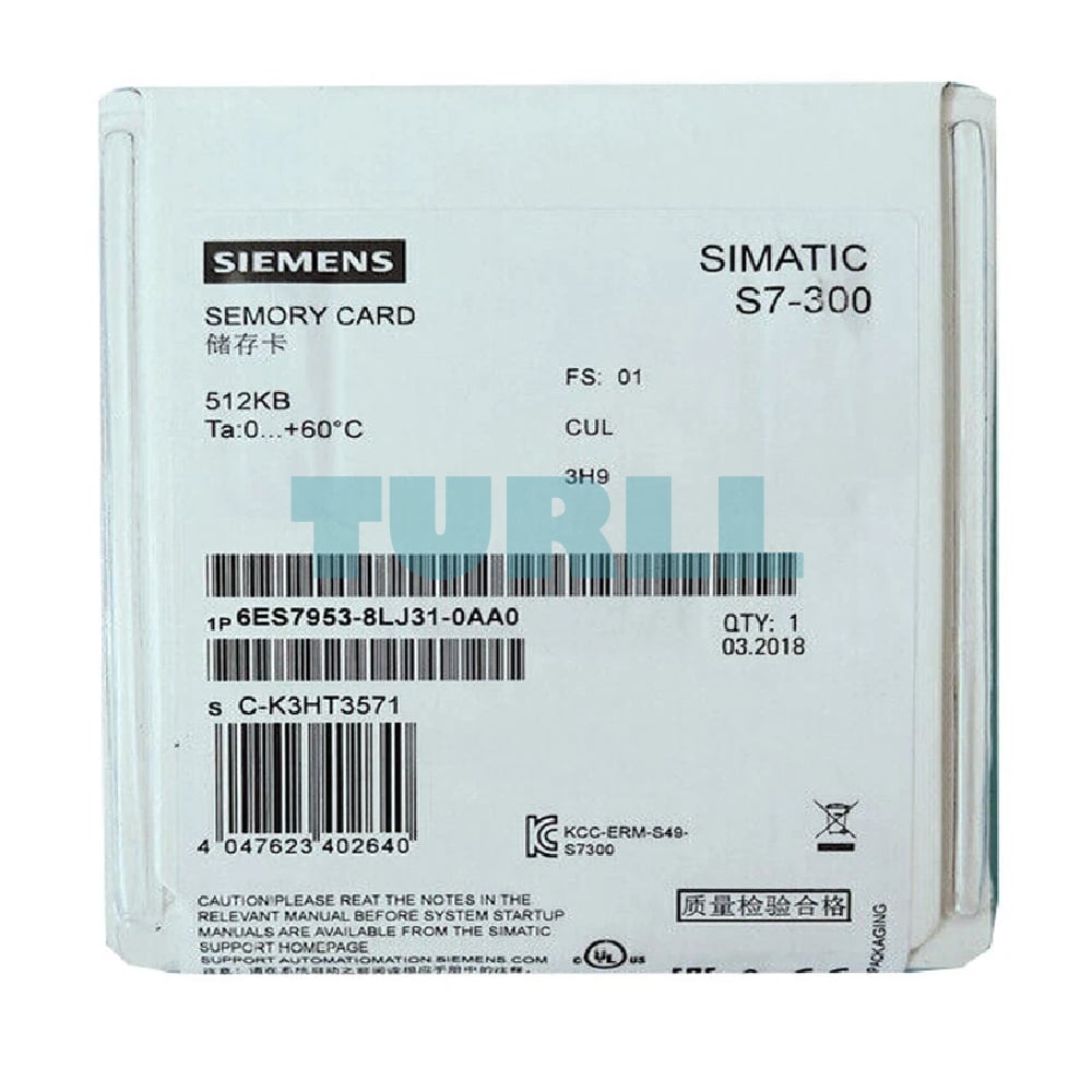 Siemens 6ES7953-8LJ31-0AA0 SIMATIC S7 Micro Memory Card (MMC) 512 KB Original Brand New 3 Siemens 6ES7953-8LJ31-0AA0 SIMATIC S7 Micro Memory Card (MMC) 512 KB