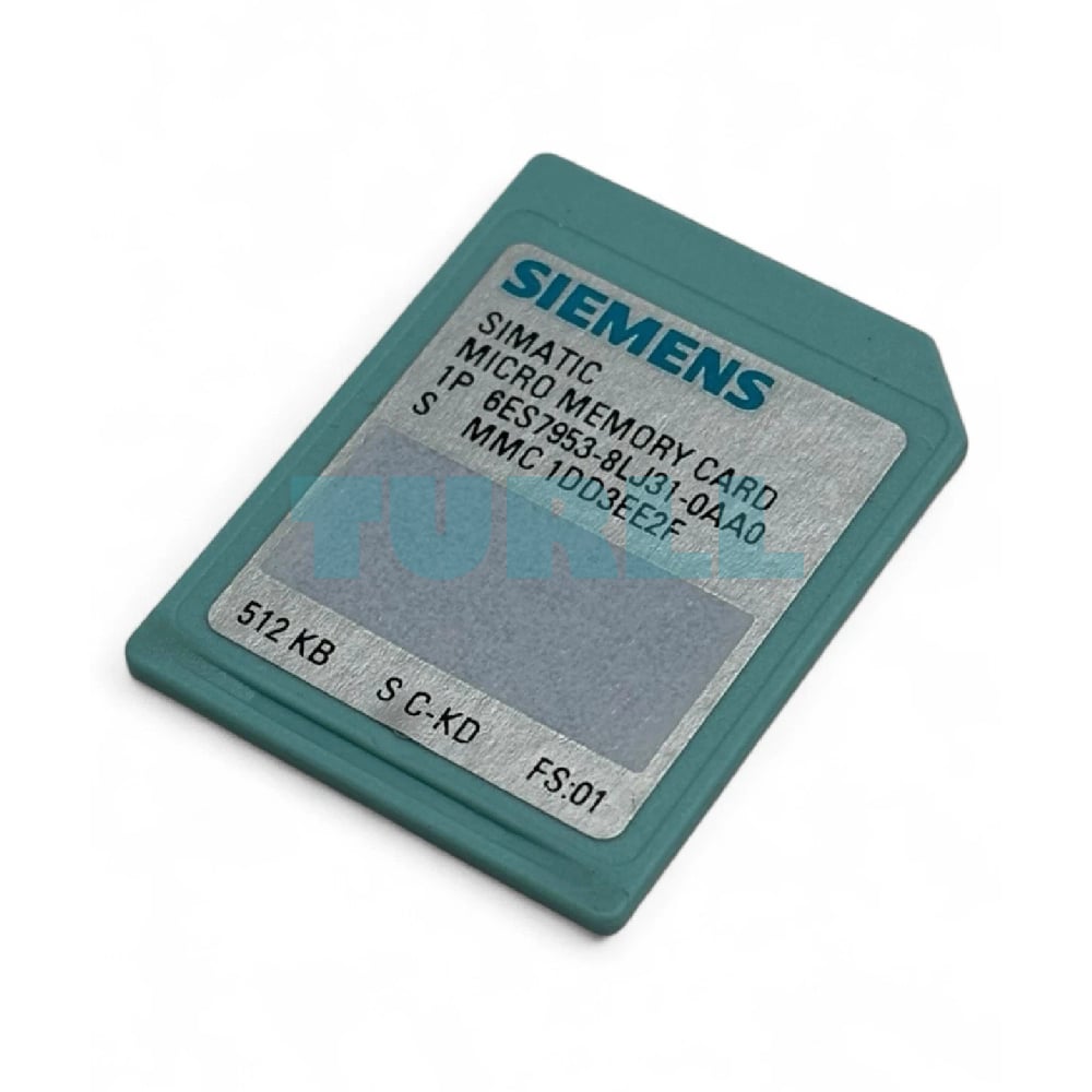Siemens 6ES7953-8LJ31-0AA0 SIMATIC S7 Micro Memory Card (MMC) 512 KB Original Brand New 4 Siemens 6ES7953-8LJ31-0AA0 SIMATIC S7 Micro Memory Card (MMC) 512 KB
