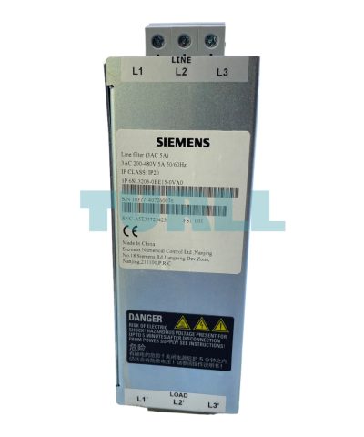 Siemens 6SL3203-0BE15-0VA0 SINAMICS V EMC Filter 200–480V 3-Phas