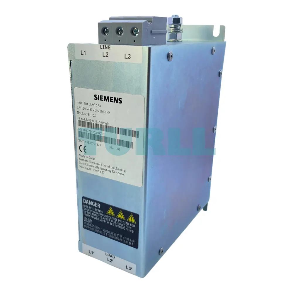 Siemens 6SL3203-0BE15-0VA0 SINAMICS V EMC Filter 200–480V 3-Phas