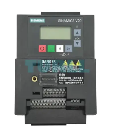 Siemens 6SL3210-5BB21-5UV1 SINAMICS V20 Variable Frequency Drive (VFD), 1.5 kW, 200-240V 1AC