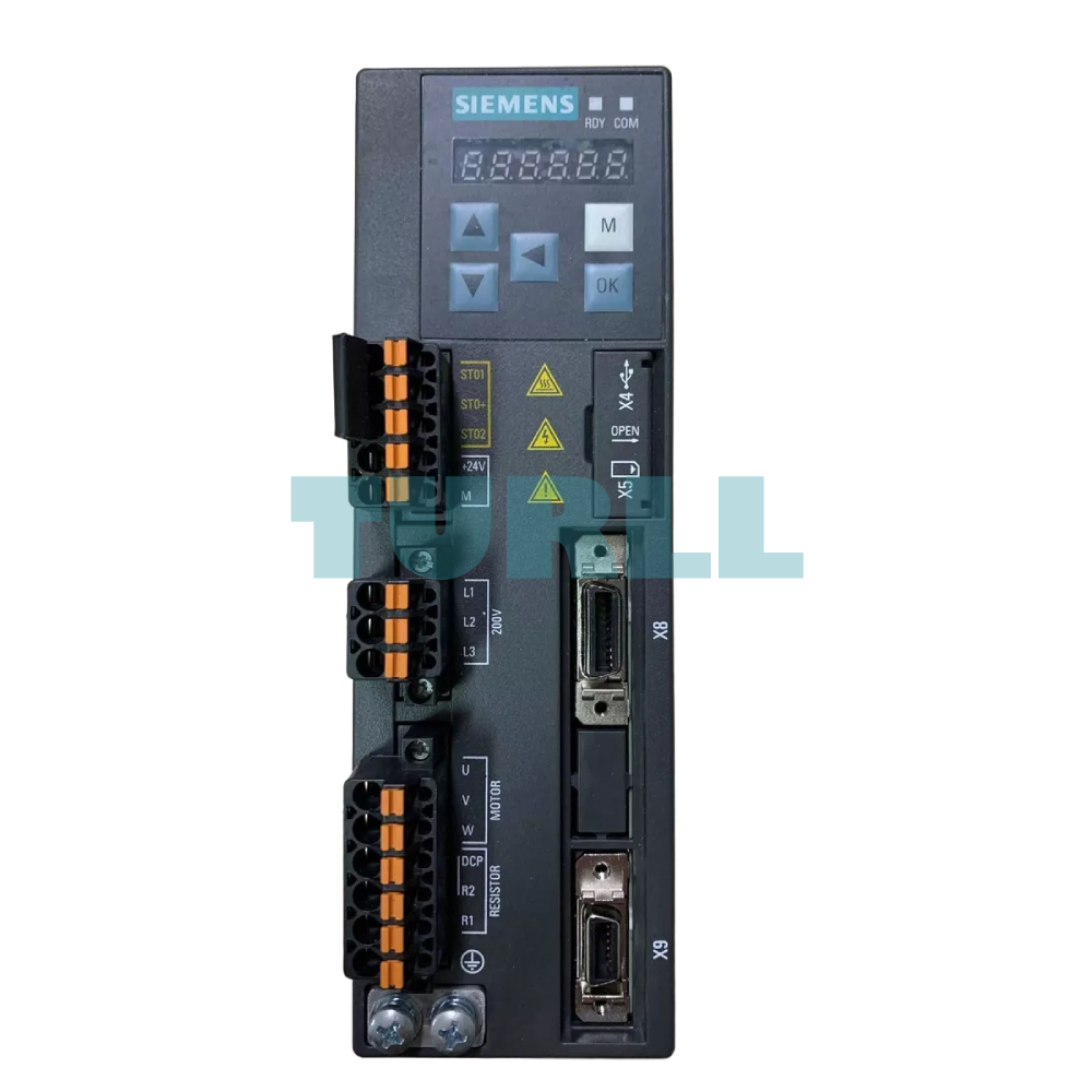 Siemens 6SL3210-5FB10-4UF1 SINAMICS V90 Servo Drive, PROFINET, 0.4kW, 200-240V Original Brand New 1 Siemens 6SL3210-5FB10-4UF1 SINAMICS V90 Servo Drive, PROFINET, 0.4kW, 200-240V