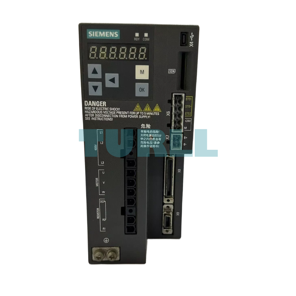Siemens 6SL3210-5FE11-0UA0 SINAMICS V90 Servo Drive, 380-480V, 1.0kW Original Brand New 1 Siemens 6SL3210-5FE11-0UA0 SINAMICS V90 Servo Drive, 380-480V, 1.0kW