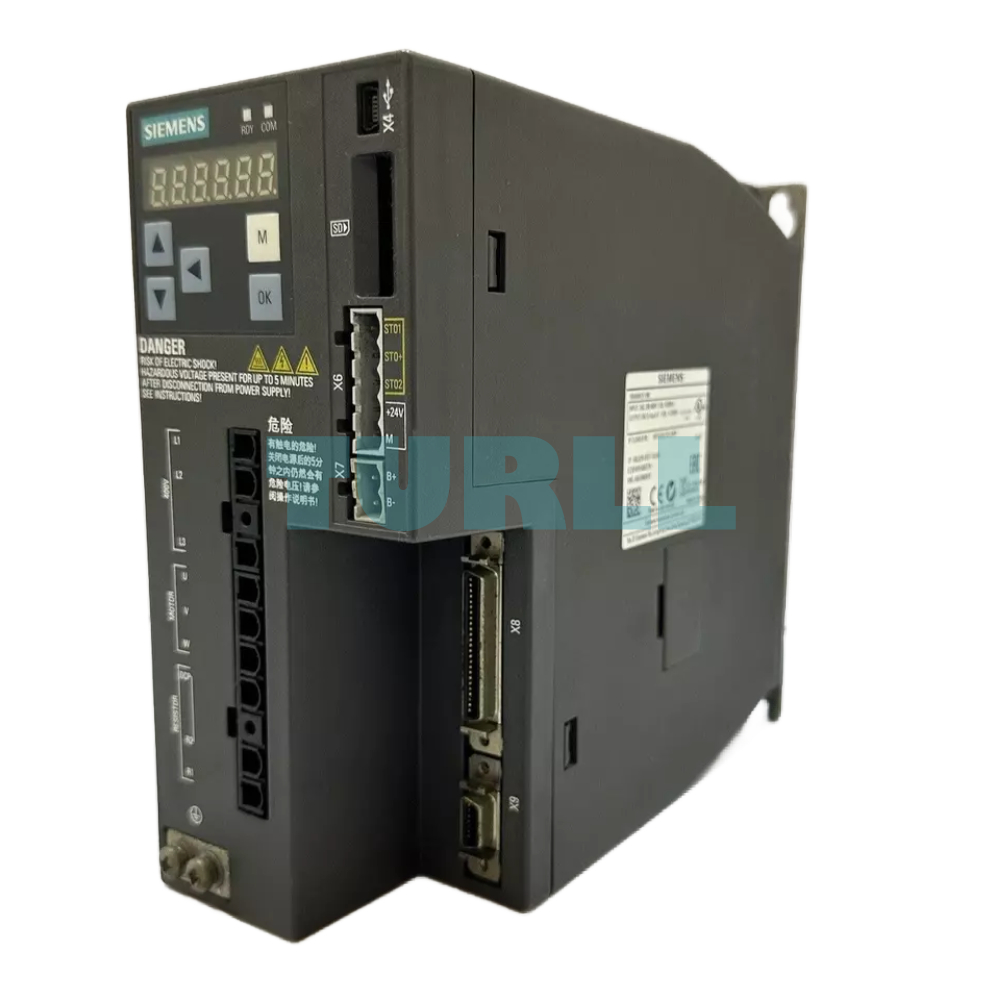 Siemens 6SL3210-5FE11-0UA0 SINAMICS V90 Servo Drive, 380-480V, 1.0kW Original Brand New 4 Siemens 6SL3210-5FE11-0UA0 SINAMICS V90 Servo Drive, 380-480V, 1.0kW