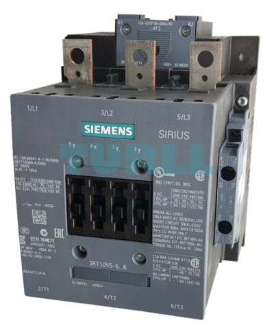 3RT1055-6AF36 Siemens Sirius Power Contactor Original Brand New