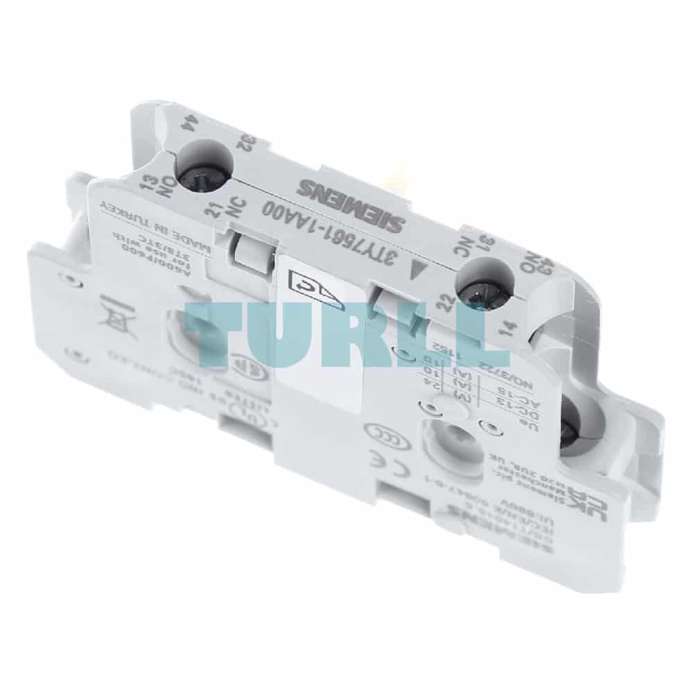 Siemens 3TY7561-1AA00 Auxiliary Switch Block Size 2-14 Original Brand New 4 Siemens 3TY7561-1AA00 Auxiliary Switch Block Size 2-14