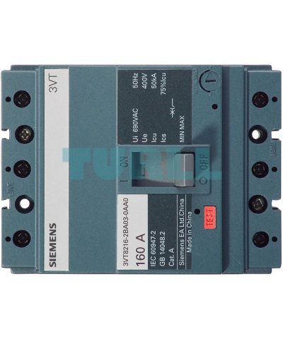 3VT8208-1AA04-0AA0 Siemens Circuit Breaker VT160 Original Brand New