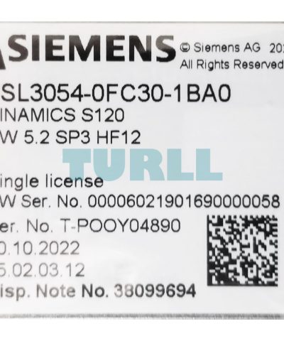 6SL3054-0FC30-1BA0 Siemens SINAMICS S120 CompactFlash Card Original Brand New