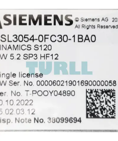 6SL3054-0FC30-1BA0 Siemens SINAMICS S120 CompactFlash Card Original Brand New