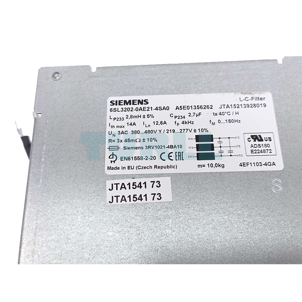 6SL3202-0AE21-4SA0 SIEMENS Exclusive Sine-Wave Filter Original Brand New 6 6SL3202-0AE21-4SA0 SIEMENS sine-wave filter original brand new