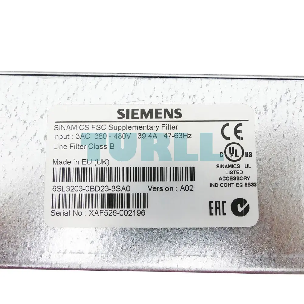 6SL3203-0BD23-8SA0 SIEMENS line filter original brand new