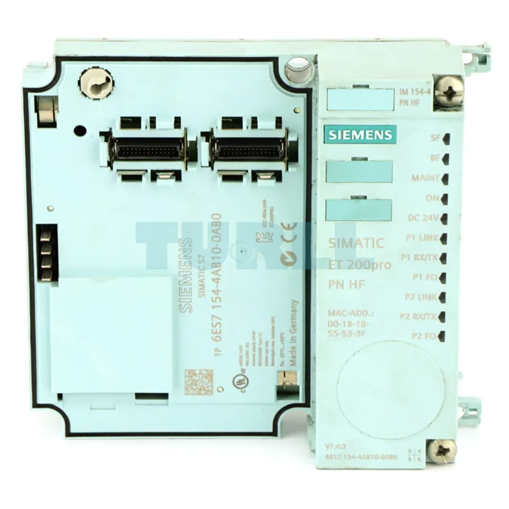 6ES7154-4AB10-0AB0 Siemens SIMATIC DP PROFINET Interface Module IM 154-4 PN Original Brand New 3 6ES7154-4AB10-0AB0 Siemens SIMATIC DP PROFINET Interface Module IM 154-4 PN