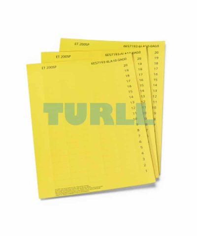 6ES7592-2CX00-0AA0 Siemens SIMATIC S7-1500 Labeling Sheets