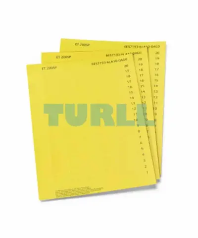 6ES7592-2CX00-0AA0 Siemens SIMATIC S7-1500 Labeling Sheets