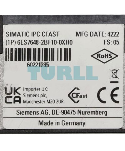 6ES7648-2BF10-0XH0 Siemens SIMATIC CFast Memory Card