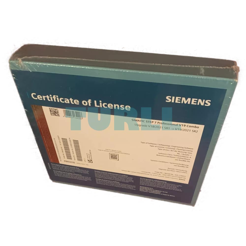 6ES7822-1AA23-0YE5 SIEMENS STEP 7 Professional V19 Combo Upgrade Floating License Original Brand New 1 6ES7822-1AA23-0YE5 Siemens SIMATIC STEP 7 Professional V19