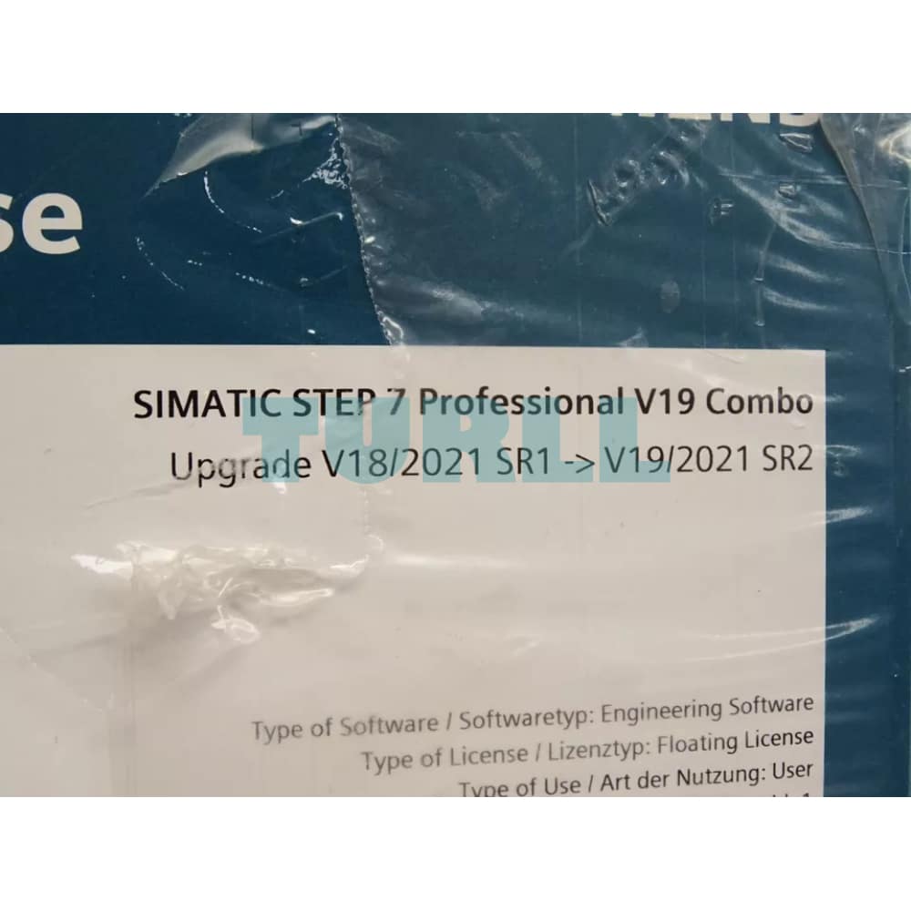 6ES7822-1AA23-0YE5 SIEMENS STEP 7 Professional V19 Combo Upgrade Floating License Original Brand New 3 6ES7822-1AA23-0YE5 Siemens SIMATIC STEP 7 Professional V19