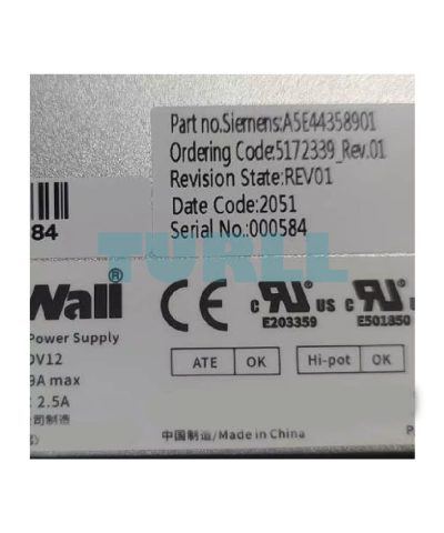 A5E44358901 Siemens SIMATIC IPC Spare Part Power Supply