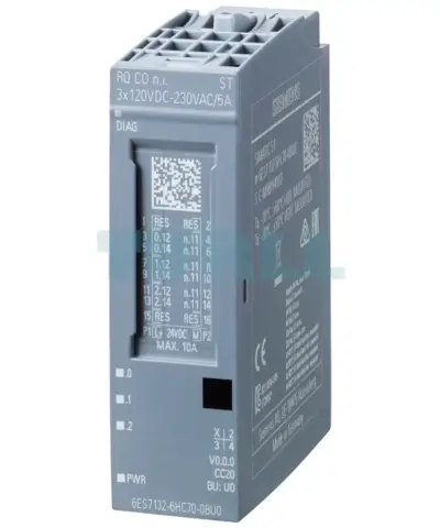 6ES7132-6HC70-0BU0 Siemens SIMATIC ET 200SP Relay Module