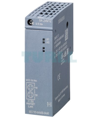 6ES7193-6AM00-0AA0 Siemens SIMATIC Bus Adapter BA 2xM12