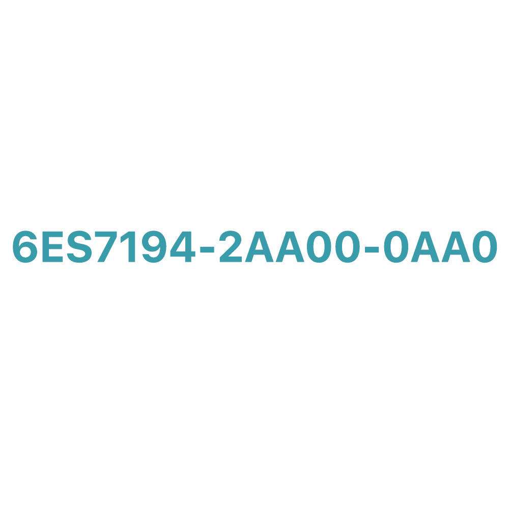 6ES7194-2AA00-0AA0 SIEMENS Exclusive M8 Power Connector Original Brand New 2 6ES7194-2AA00-0AA0 Siemens M8 power connector 4 pole