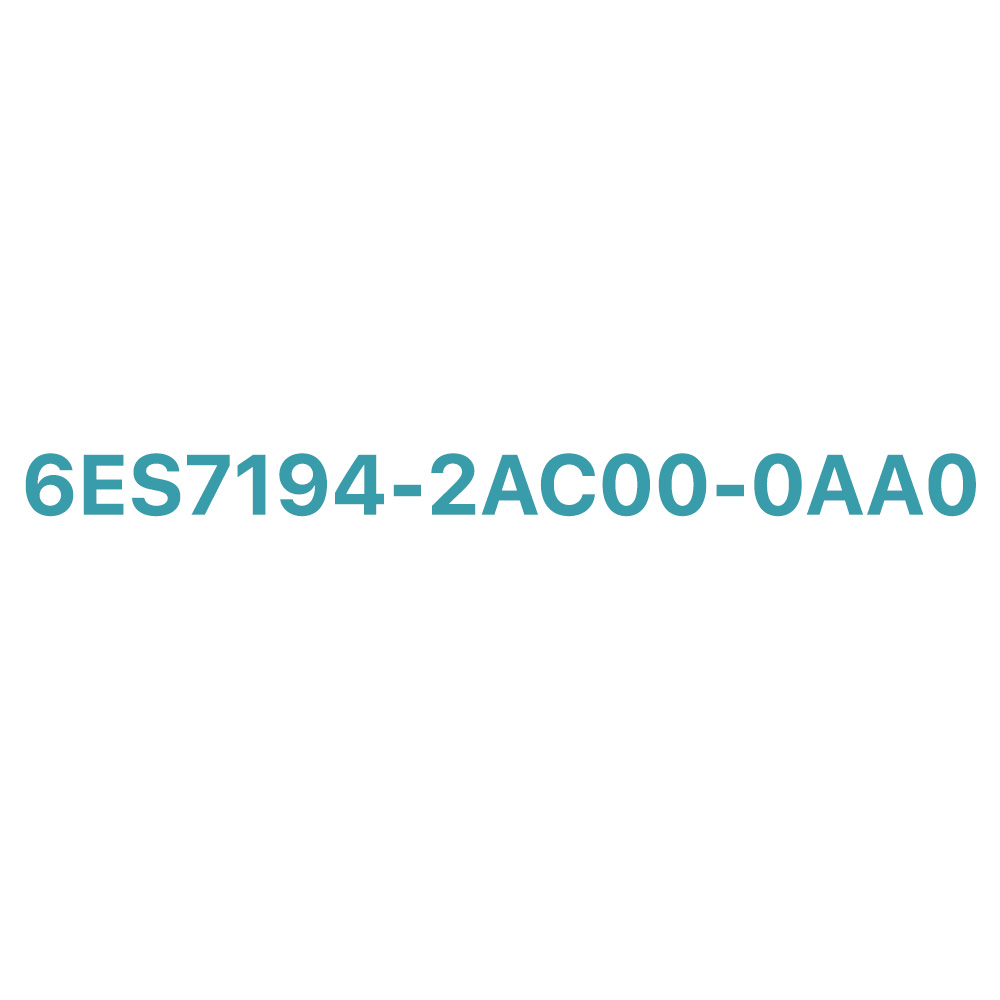 6ES7194-2AC00-0AA0 SIEMENS Exclusive M8 Power Connector Original Brand New 4 6ES7194-2AC00-0AA0 Siemens M8 power connector socket 4 pole