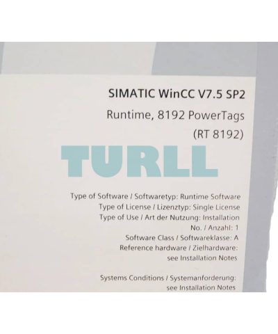 6AV6381-2BH07-5AX0 Siemens WinCC System Software