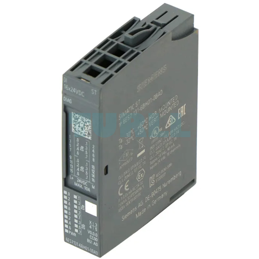 Siemens 6ES7131-6BH01-0BA0 SIMATIC ET 200SP, Digital Input Module, 16x24V DC Original Brand New 1 Siemens 6ES7131-6BH01-0BA0 SIMATIC ET 200SP, Digital Input Module, 16x24V DC