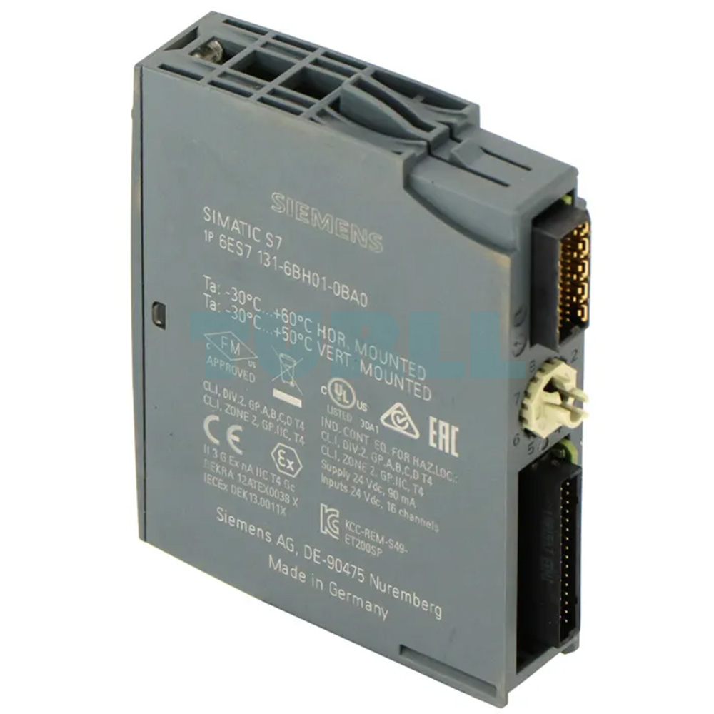 Siemens 6ES7131-6BH01-0BA0 SIMATIC ET 200SP, Digital Input Module, 16x24V DC Original Brand New 3 Siemens 6ES7131-6BH01-0BA0 SIMATIC ET 200SP, Digital Input Module, 16x24V DC