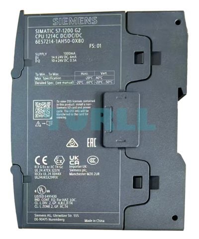 6ES7214-1AH50-0XB0 Siemens SIMATIC S7-1200 G2 Compact CPU 1214C Original Brand New