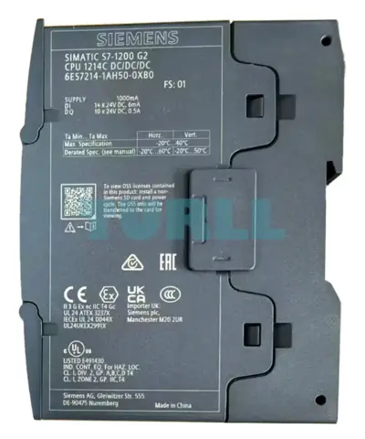 6ES7214-1AH50-0XB0 Siemens SIMATIC S7-1200 G2 Compact CPU 1214C Original Brand New