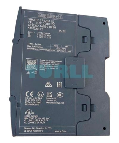 6ES7212-1AG50-0XB0 Siemens SIMATIC S7-1200 G2 Compact CPU 1212C Original Brand New