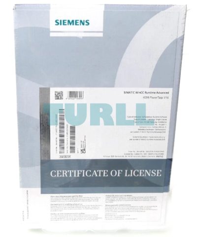 6AV2104-0HA06-0AA0 Siemens SIMATIC WinCC Runtime Advanced 4096 PowerTags V16
