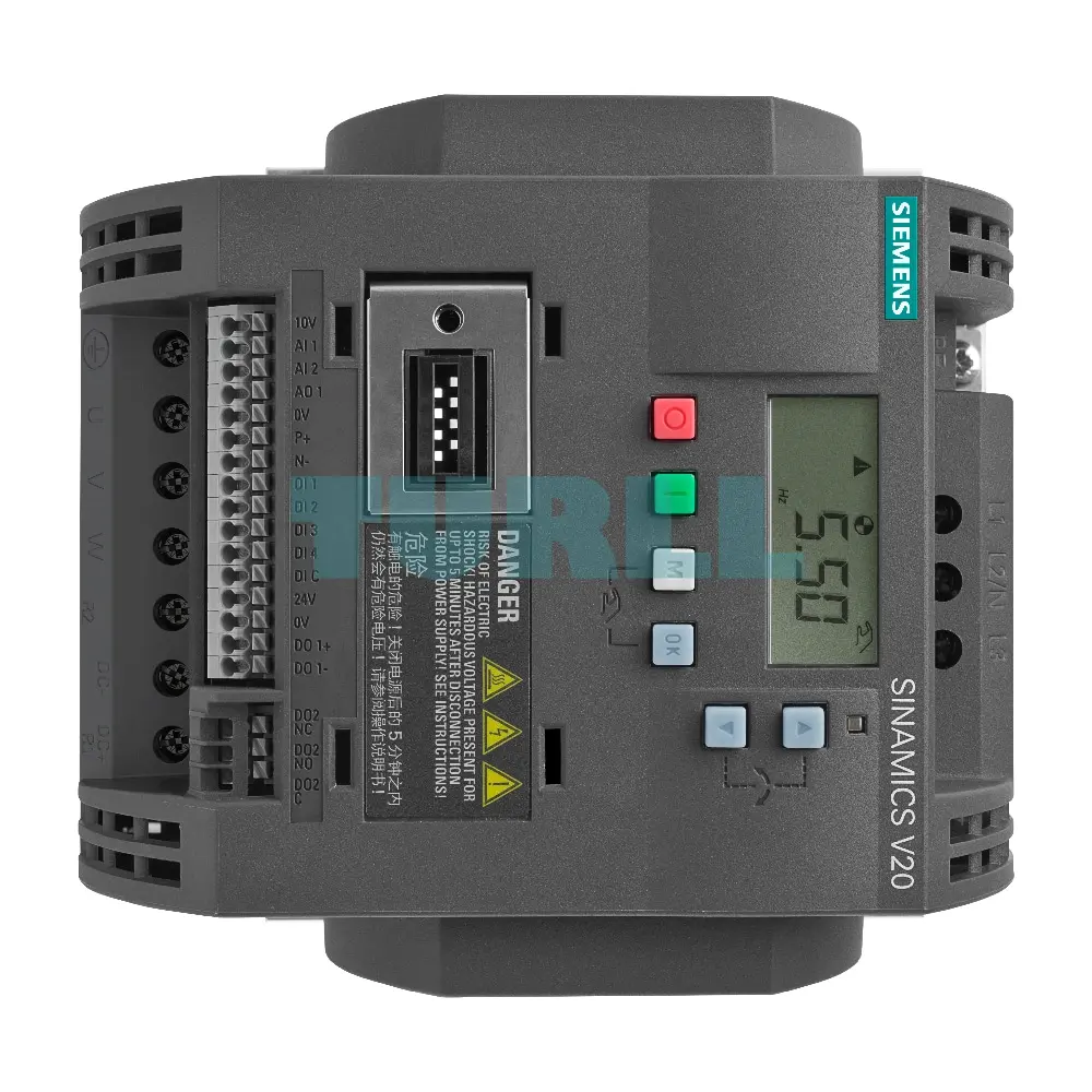 6SL3210-5BE22-2UV1 Siemens SINAMICS V20 Basic Converter Original Brand New 4 6SL3210-5BE22-2UV1 Siemens SINAMICS V20 Basic Converter