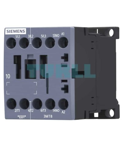 3MT8012-1AQ01 Siemens Contactor AC-3 12A/5.5kW 400V size S00