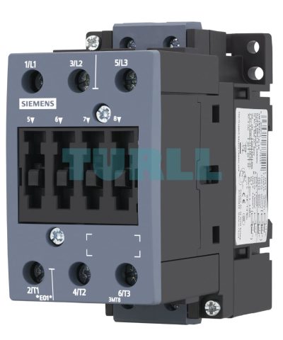 3MT8040-1AQ00 Siemens Contactor AC-3 40A/18.5kW 400V size S2