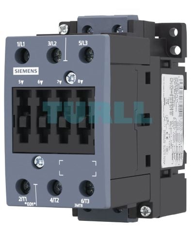 3MT8065-1AM00 Siemens Contactor AC-3 65A/30kW 400V size S2