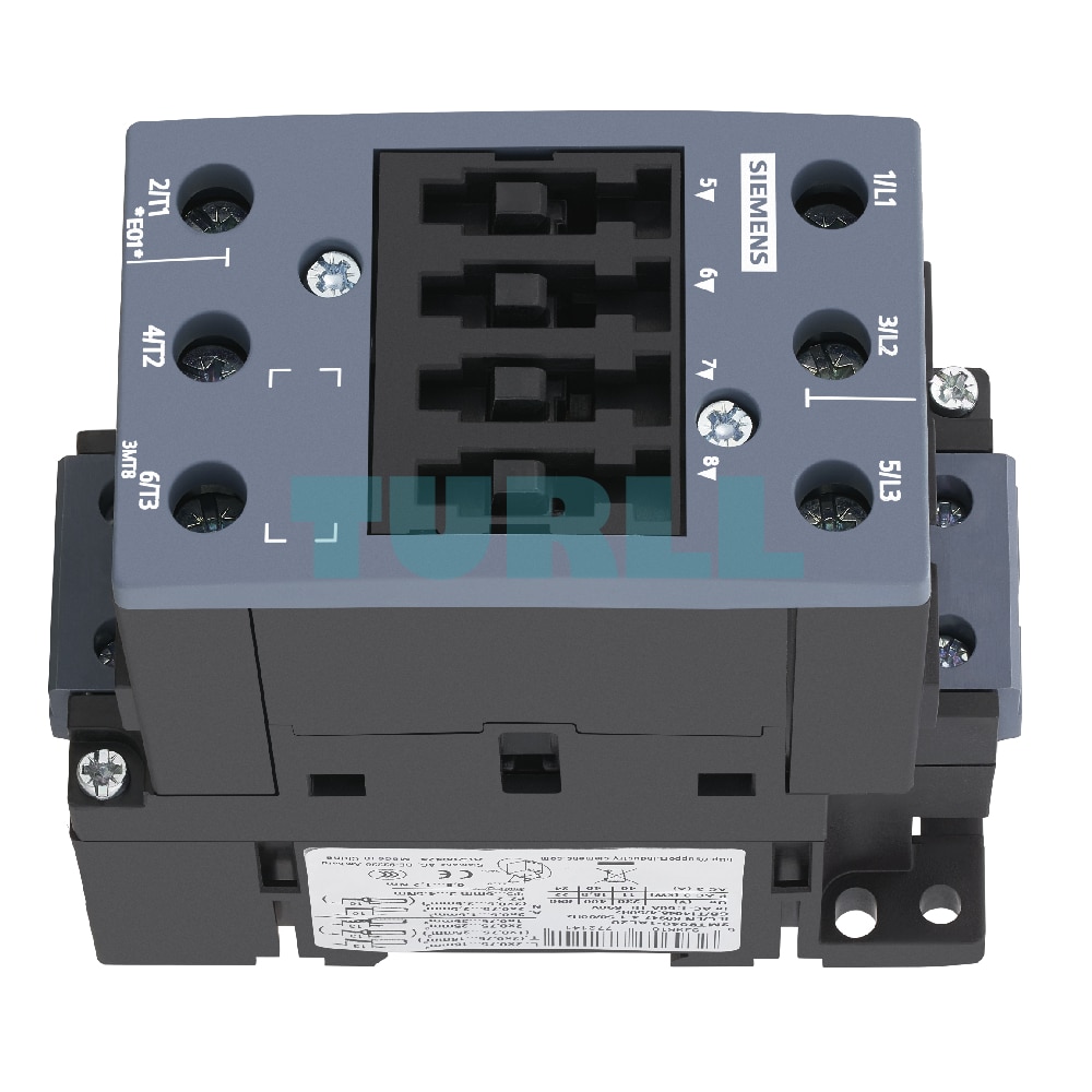 3MT8065-1AM00 Siemens Contactor AC-3 65A/30kW 400V size S2 Original Brand New 4 3MT8065-1AM00 Siemens Contactor AC-3 65A/30kW 400V size S2